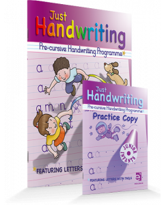 Just Handwriting Junior Infants PRE CURSIVE Including Practice Copy
