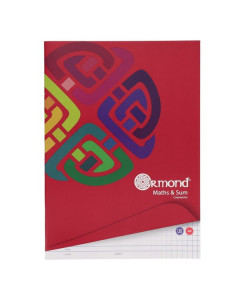 Ormond A4 120pg Maths Copy Book 7mm