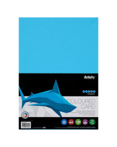 Premier Activity A4 160gsm Card 50 Sheets - Turquoise