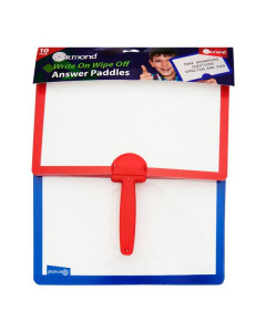 Write On Wipe Off Answer Paddles 10 Pack