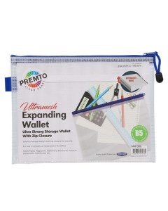 Premier B5 Extra Durable Clear Mesh Wallet