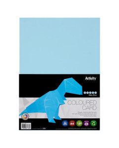 Premier Activity A4 160gsm Card 50 Sheets - Baby Blue 