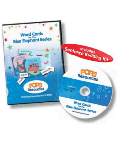 POPS Blue Elephant Series Word Cards on CD-ROM
