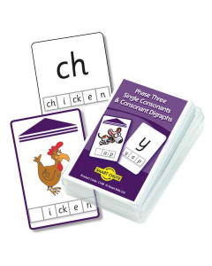 Letters and Sounds Phase 3 Consonants and Consonants Digraphs Chute Cards