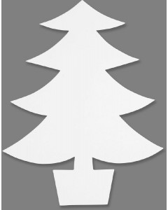 25 Christmas Tree Card Shapes