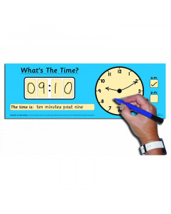 What's the Time Write On Wipe Off Card
