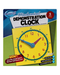 Mechanical Demonstration Clock 12.5cm Clever Kidz 