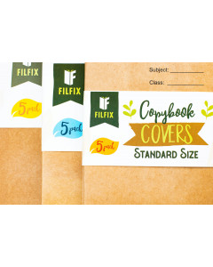 Filfix Paper Copy Covers 5Pk -Fully Recyclable
