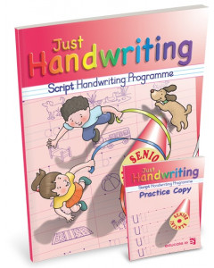 Just Handwriting Senior Infants SCRIPT Including Practice Copy