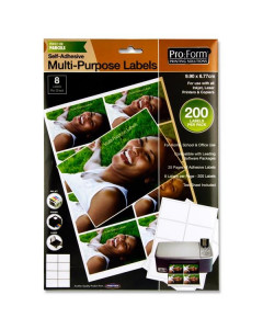Pro:Form Multi-Purpose Labels Pack of 200