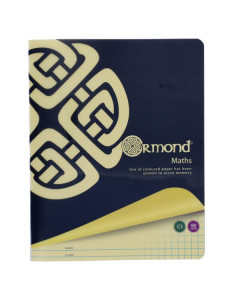 Ormond 88Pg C3 Durable Cover Visual Memory Aid Sum Copy Book - Yellow
