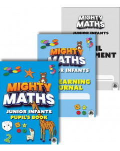 Mighty Maths Junior Infants Pack (Pupils Book/My Learning Journal/Assesment Book)