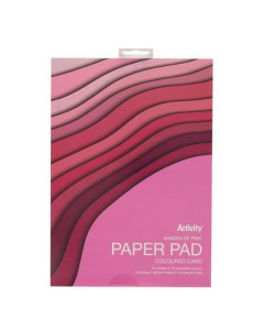 Premier Activity A4 180gsm Paper Pad 24 Sheets - Shades Of Pink
