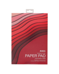 Premier Activity A4 180gsm Paper Pad 24 Sheets - Shades Of Red