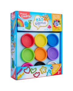 Maped Play Dough Set - 9x56g & Accessories