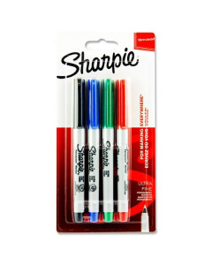 Sharpie Ultra Fine Markers - 4 Pack