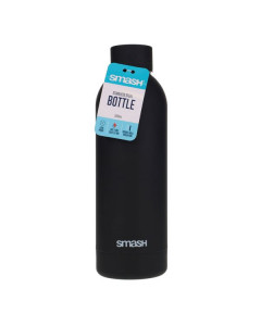 Smash 500ml Stainless Steel Bottle - Black